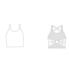 Load image into Gallery viewer, Bow back Crop top ~ SPARKLE &amp; SWIFT