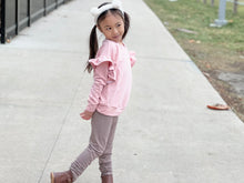 Load image into Gallery viewer, Mya Ruffle Crew sweater kids~ LOVE IS SWEET