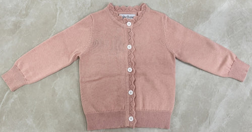 Button Cardigan  ~ ROSE PINK